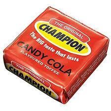 CHAMPION TOFFEES  COLA