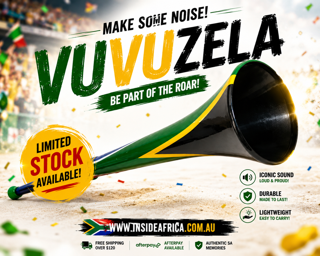 South Africa Flag covered Vuvuzela