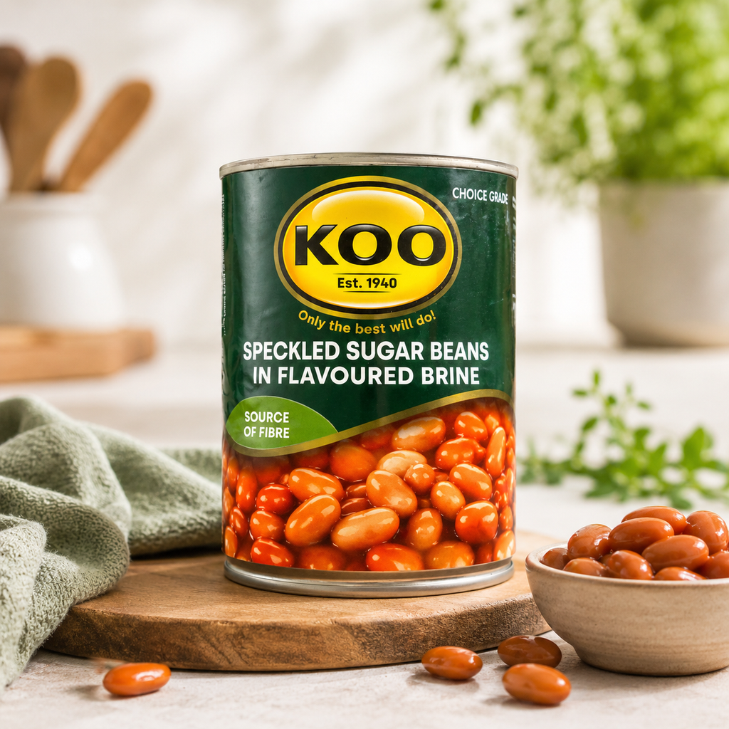 Koo - Speckled Sugar Beans in Flavoured brine 410g