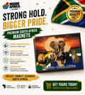 Magnet BIG 5 - South Africa( 32mmx25mm )