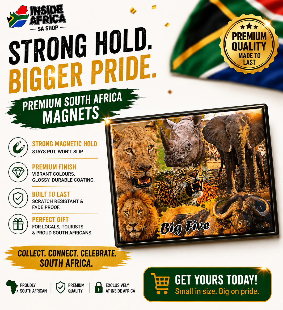 Magnet BIG 5 - ( 32mmx25mm )