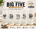 BIG 5 Frosted Glasses Set