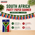 South Africa Paper Flag Banner 2metres