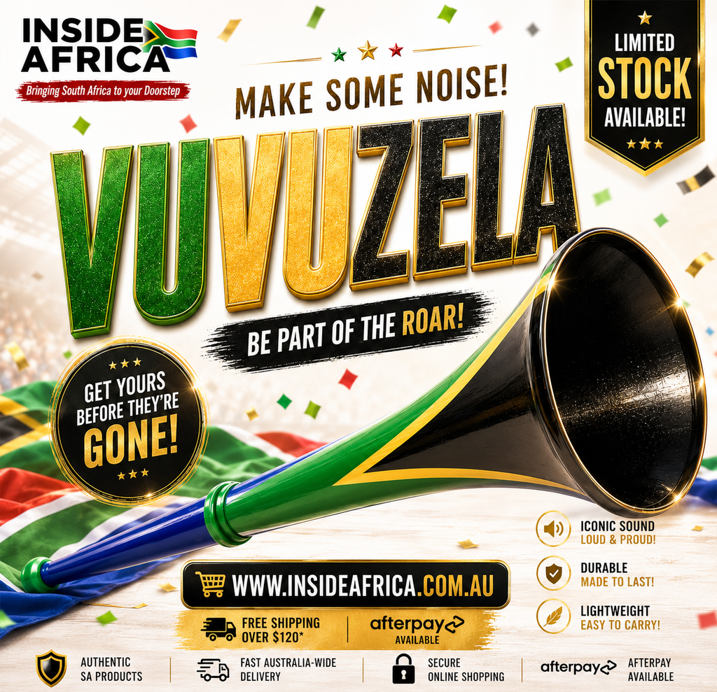 South Africa Flag covered Vuvuzela