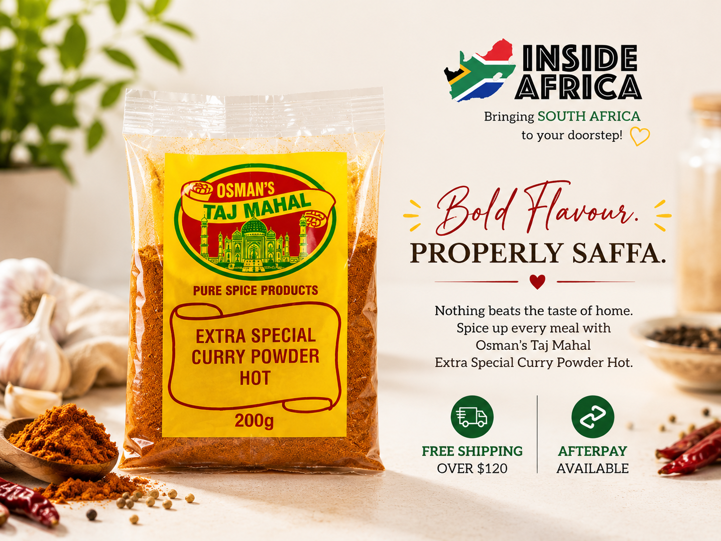 Osmans Curry Powder - HOT 200g