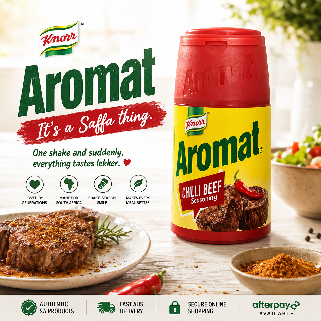 AROMAT CHILLI BEEF SHAKER 75g
