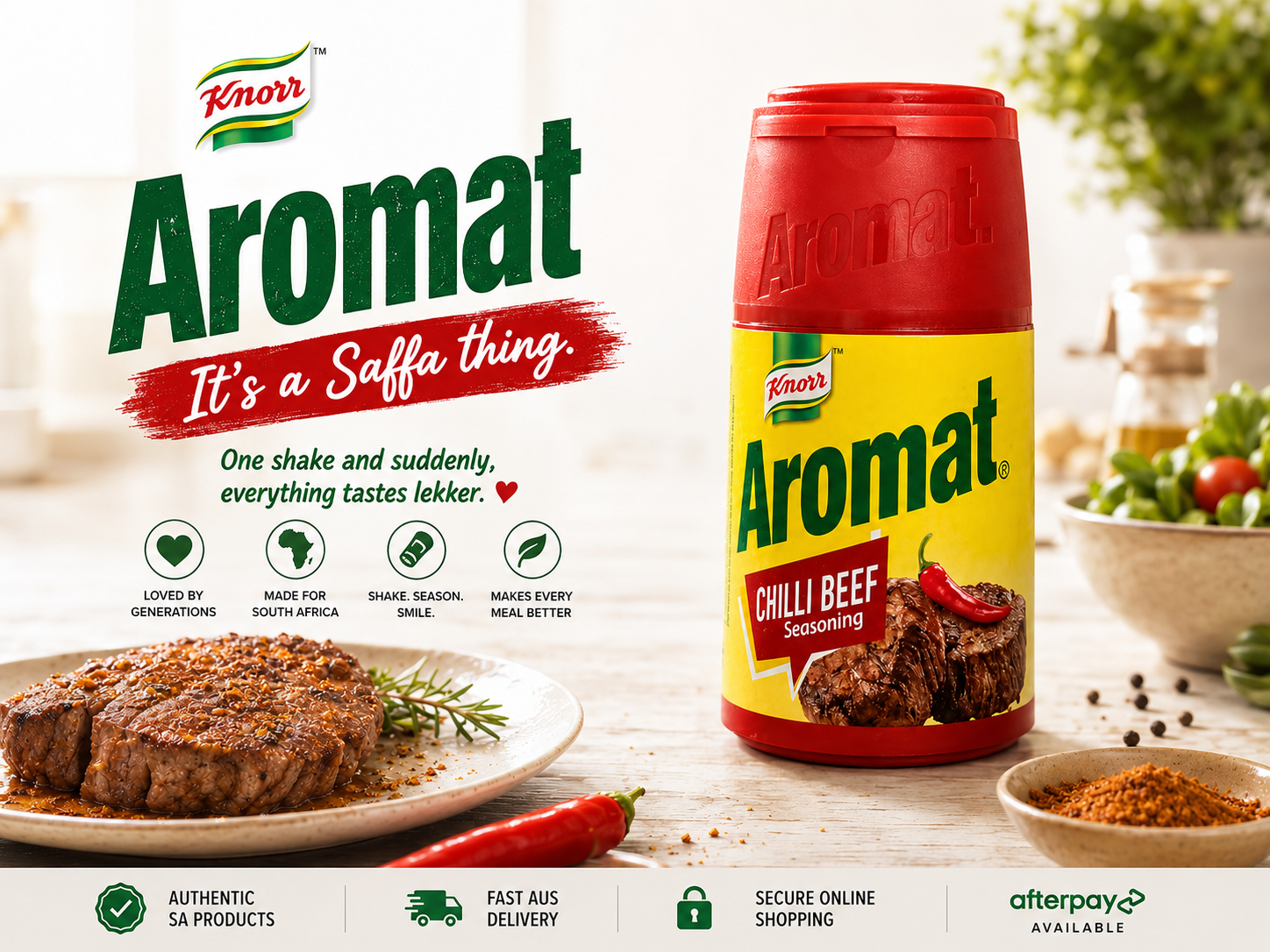 AROMAT CHILLI BEEF SHAKER 75g