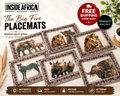 Handmade Cloth Place mats BIG 5 (set of 6)