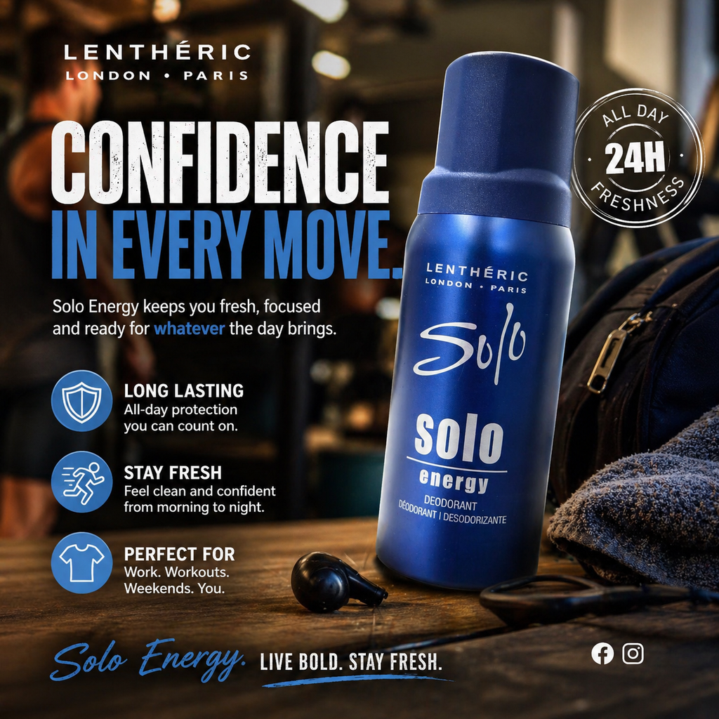 Lentheric Solo- Energy Deodorant 150ml