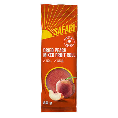 SAFARI FRUIT ROLL PEACH 80G
