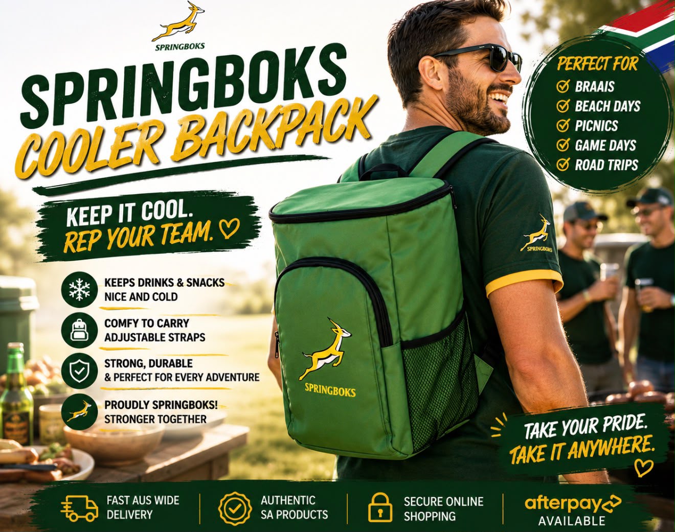 Springboks Cooler Backpack