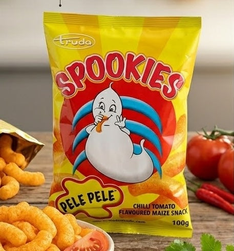 Spookies - Pele Pele Chips 50g (12 pack or 1 pc)