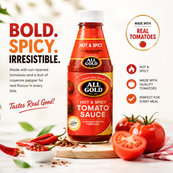 All Gold Hot & Spicy Tomato Sauce 500ml