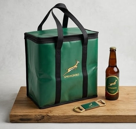 Springboks Green 24 Can Cooler Bag