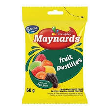 MAYNARDS FRUIT PASTILLES 60G