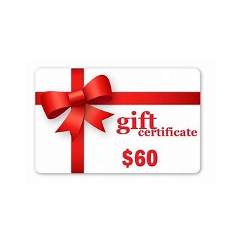 Gift Voucher $20 , $60 , $100