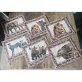 Handmade Cloth Place mats BIG 5 (set of 6)
