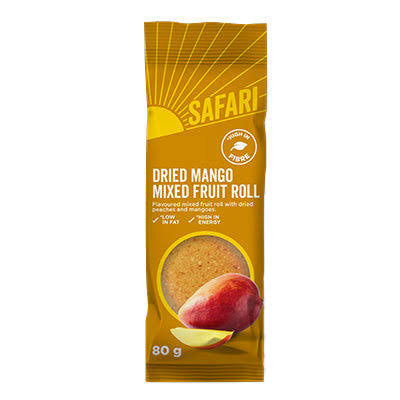 SAFARI FRUIT ROLL MANGO 80G