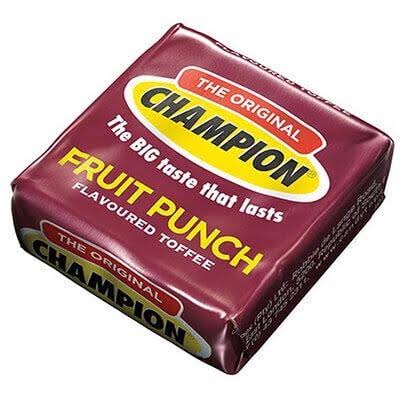 CHAMPION TOFFEES FRUIT PUNCH