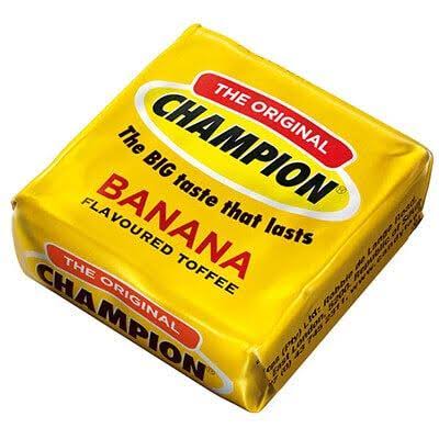 CHAMPION TOFFEES  BANANA