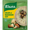 KNORR PKT SOUP CREAM OF MUSHROOM 45G