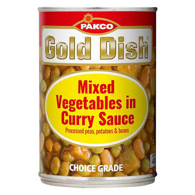 GOLD DISH VEGETABLE CURRY  415G