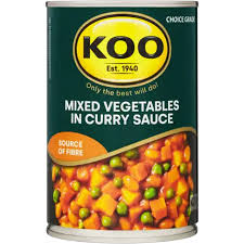 KOO MIXED VEGETABLE CURRY  420G