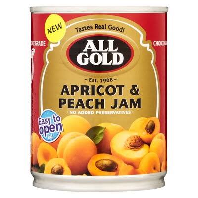 All Gold Apricot & Peach Jam  450g
