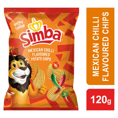 Simba Mexican Chilli Chips 120G