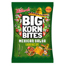 Willards Big Korn Bites Mexican Salsa 120g
