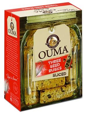 OUMA RUSKS SLICED 3 SEED SLICED 450G