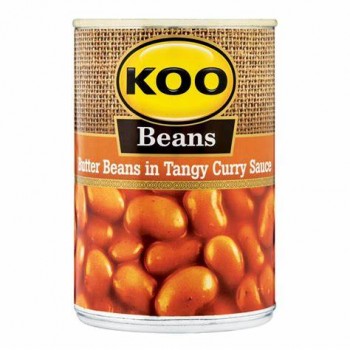 Koo Canned Veg - Butter Beans Curry/ Tangy 410g