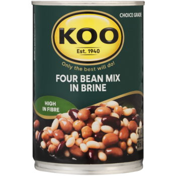 KOO Four Bean Mix In Brine Can 410g