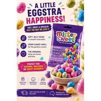 Mister Sweet Speckled Eggs 125g