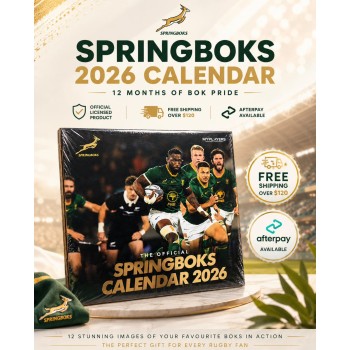 Official Springboks calendar 2026 Add to cart