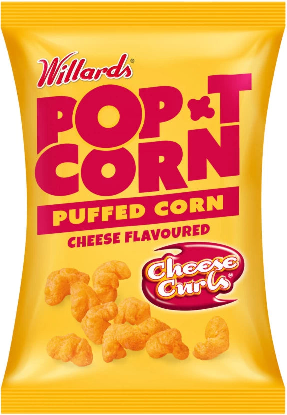 WILLARDS POP T CORN CHEESE 80g