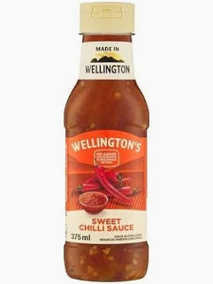 WELLINGTONS SWEET CHILLI SAUCE  375ML