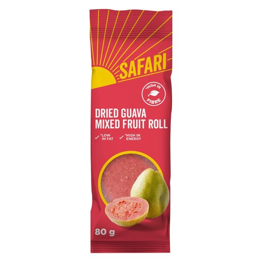 SAFARI FRUIT ROLL GUAVA 80G